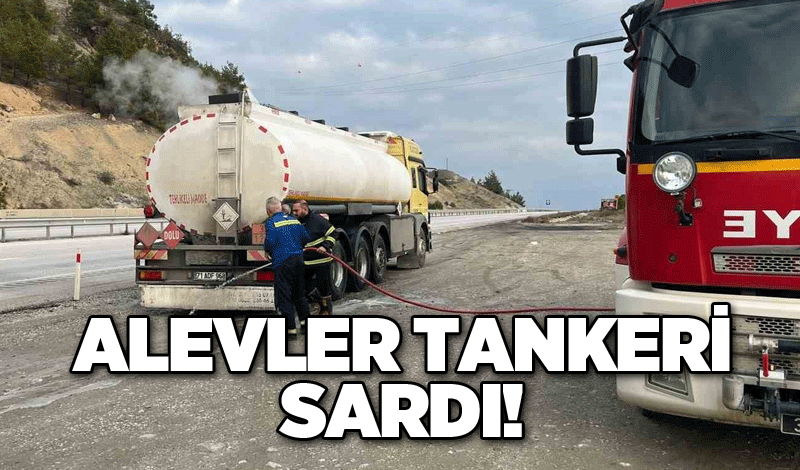 Alevler tankeri sardı!