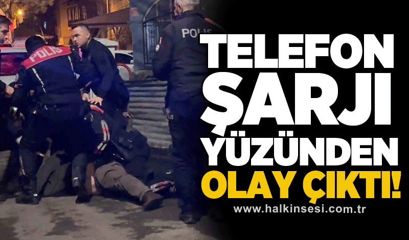 Telefon şarjı yüzünden olay çıktı!