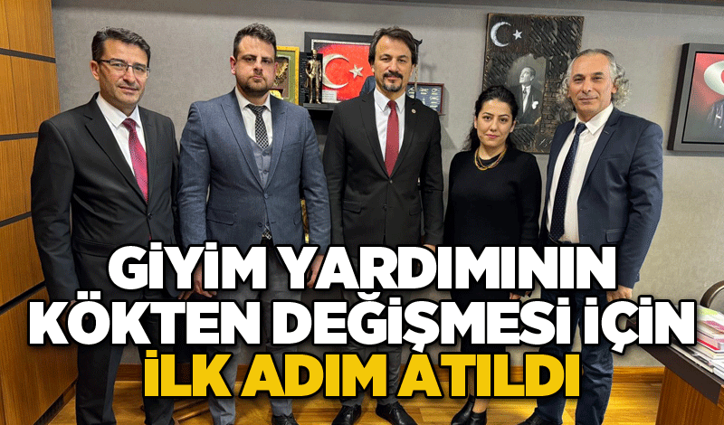 Giyim yardımının kökten değişmesi için ilk adım atıldı