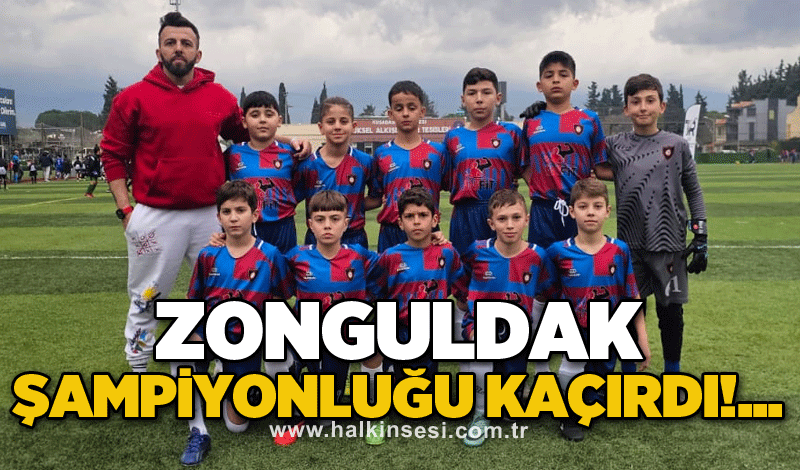 Zonguldak Şampiyonluğu kaçırdı!...