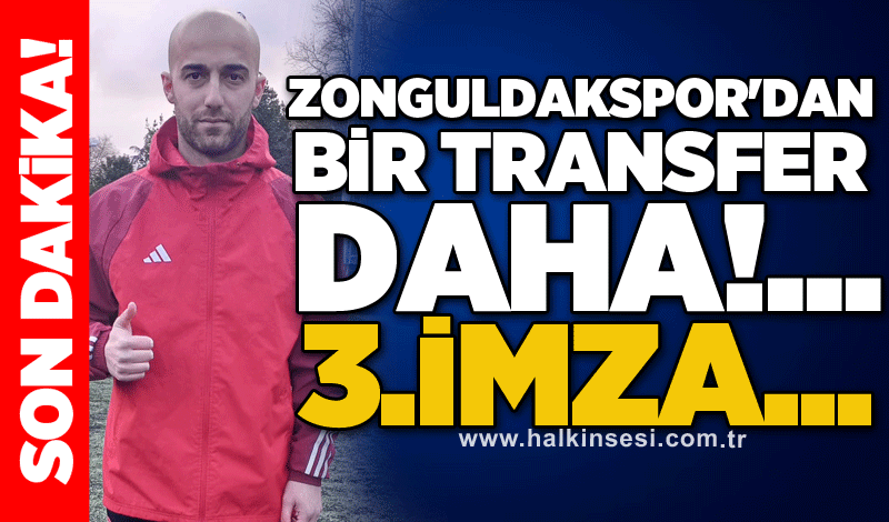 Zonguldakspor'dan bir transfer daha!...3.İmza...