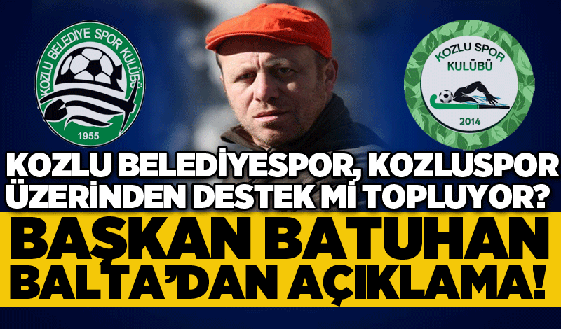 Kozlu Belediyespor, Kozluspor üzerinden destek mi topluyor?