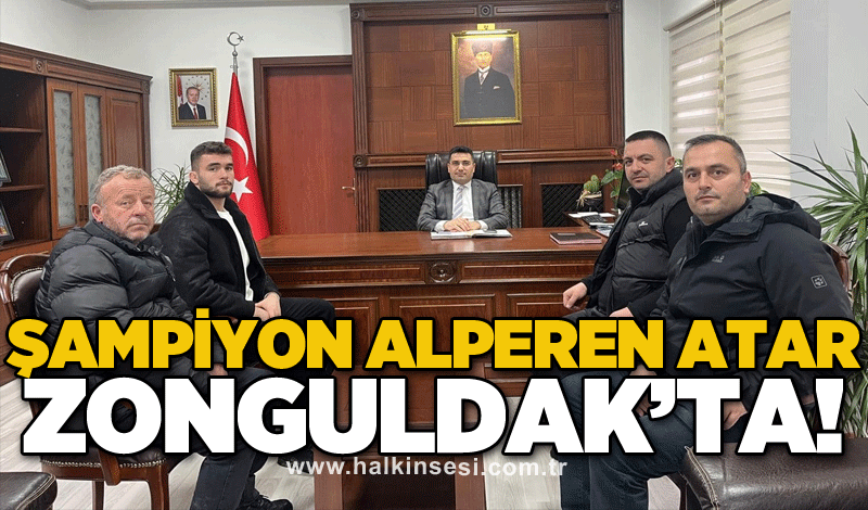 Şampiyon Alperen Atar Zonguldak’ta!