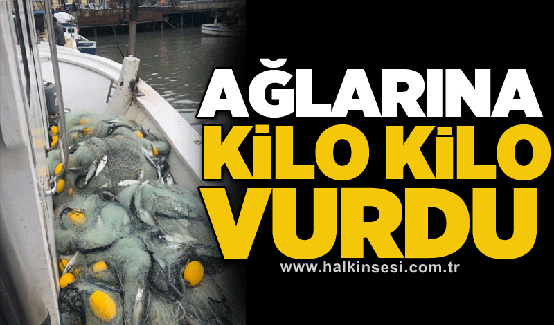 Ağlarına kilo kilo vurdu