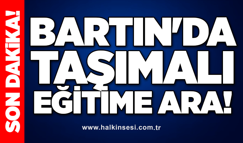 Bartın'da taşımalı eğitime ara!