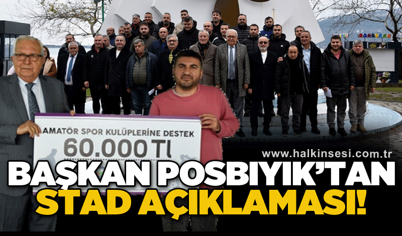 Başkan Halil Posbıyık'tan 19 kulübe 900 bin TL destek