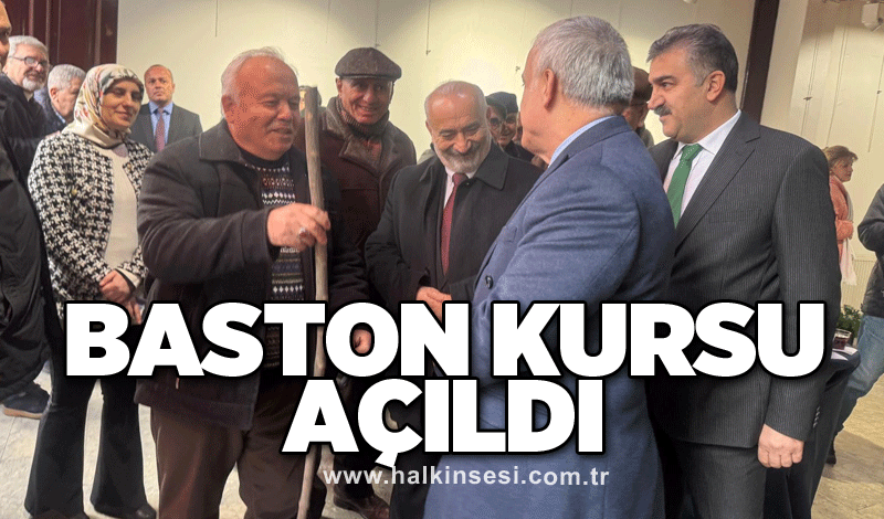 Baston kursu açıldı