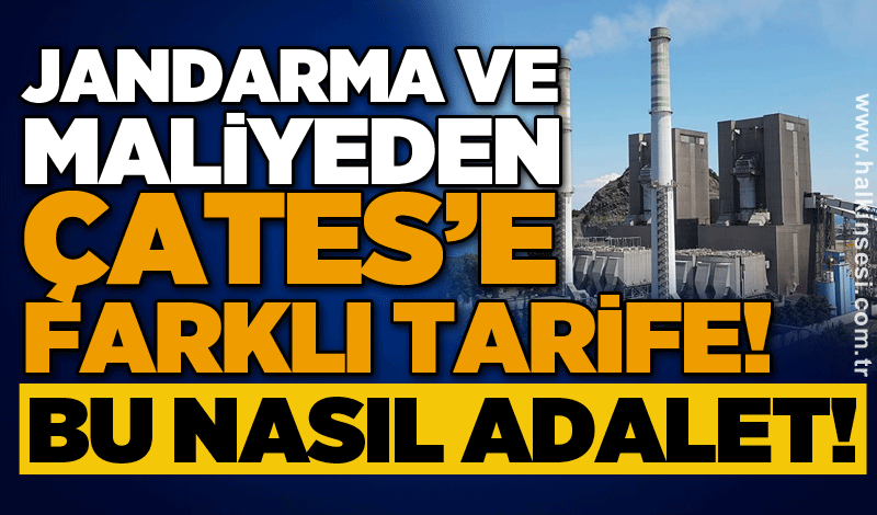 Jandarma ve Maliyeden ÇATES'e farklı tarife!