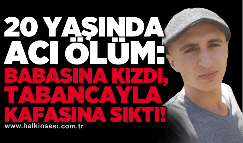 İlçede feci ölüm: Kafasına sıktı!