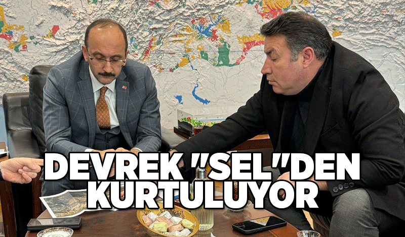 Devrek "Sel"den kurtuluyor