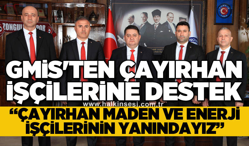 GMİS'ten Çayırhan işçilerine destek