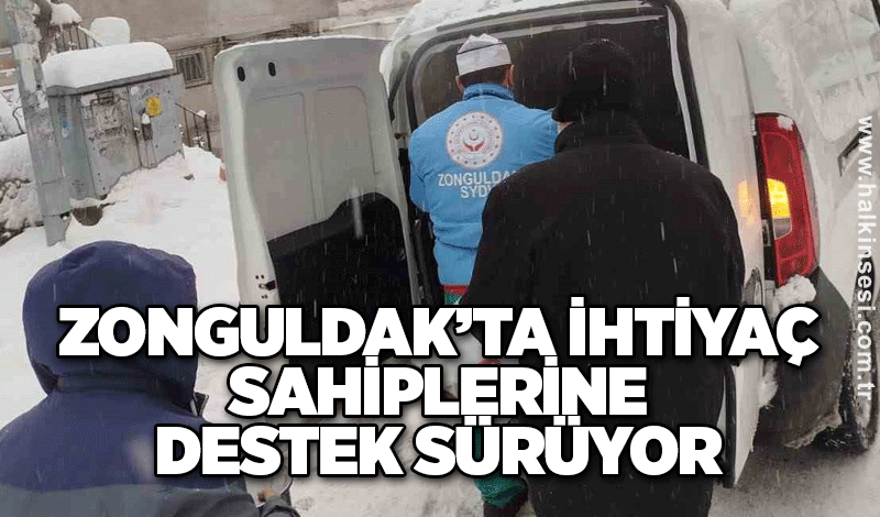 Zonguldak’ta ihtiyaç sahiplerine destek sürüyor