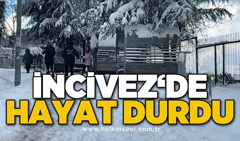 İncivez‘de hayat durdu