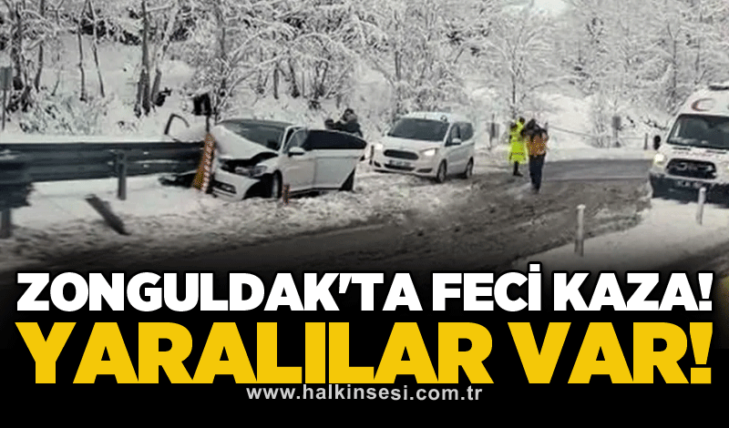 Zonguldak'ta feci kaza! Yaralılar var!