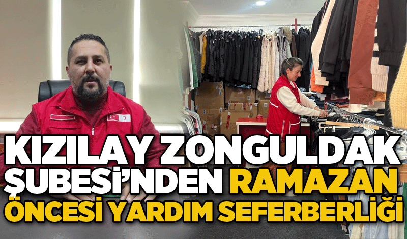 Kızılay Zonguldak Şubesi’nden Ramazan Öncesi Yardım Seferberliği