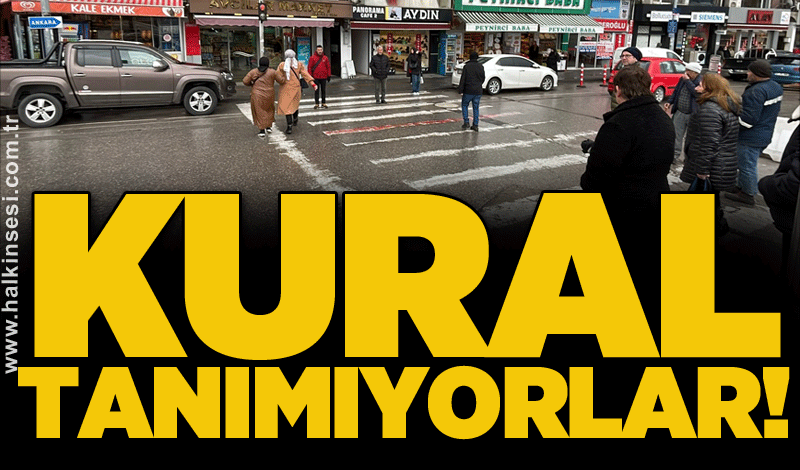 Kural tanımıyorlar!