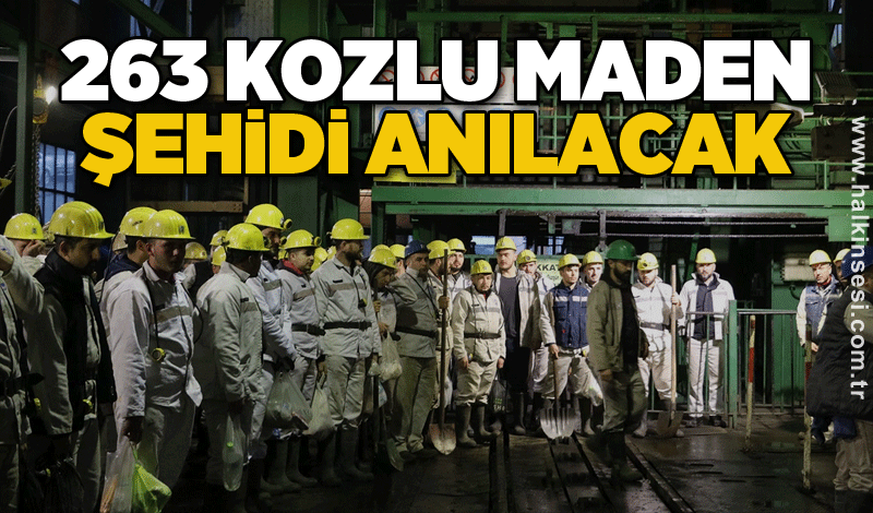 263 Kozlu maden şehidi anılacak