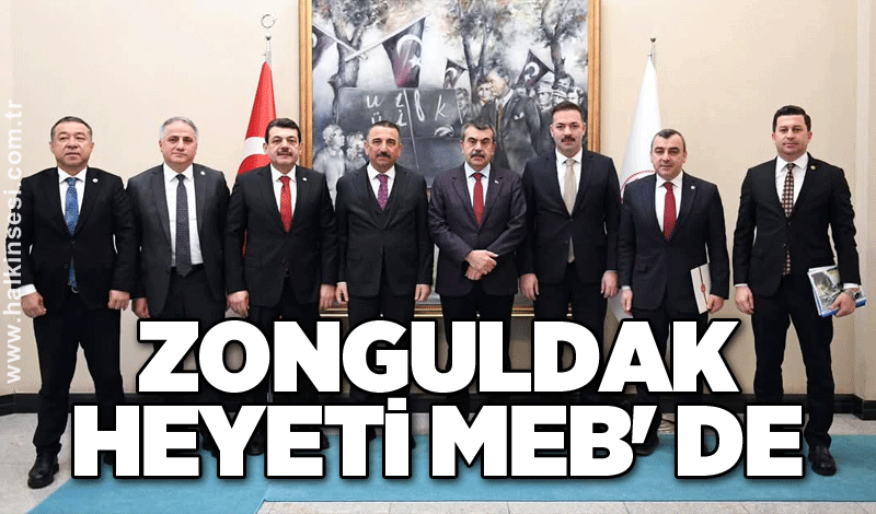 Zonguldak heyeti MEB' de