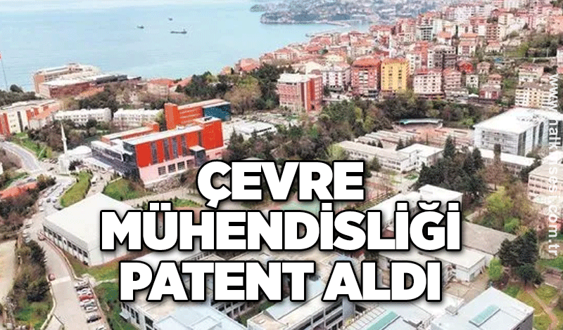 Çevre mühendisliği patent aldı