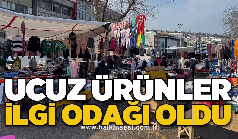 Ucuz ürünler ilgi odağı oldu