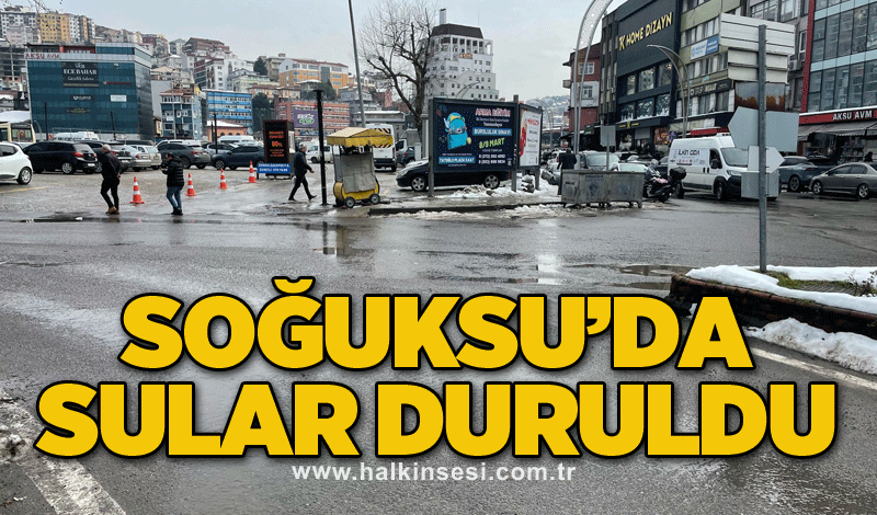 Soğuksu’da sular duruldu