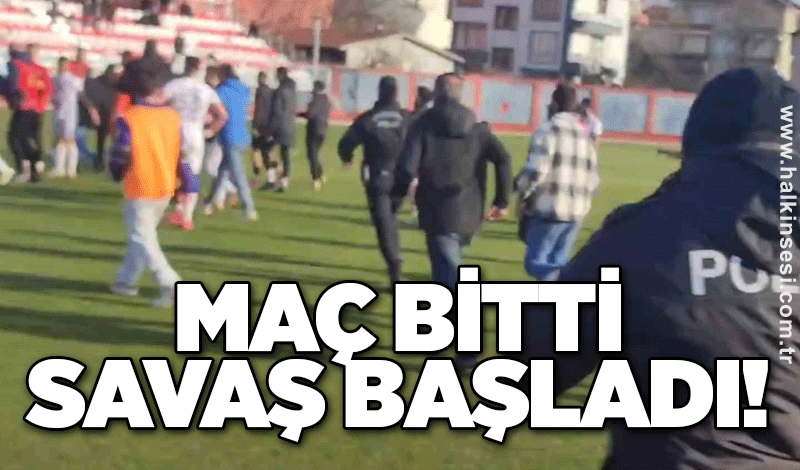 Maç bitti, savaş başladı!