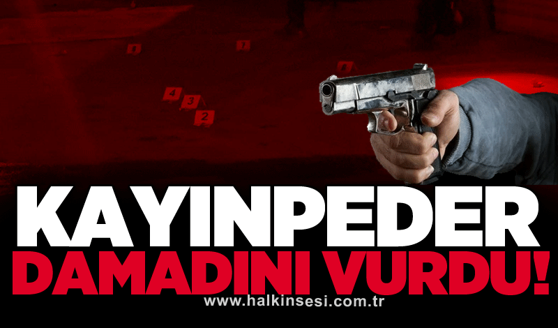 Kayınpeder damadını vurdu!