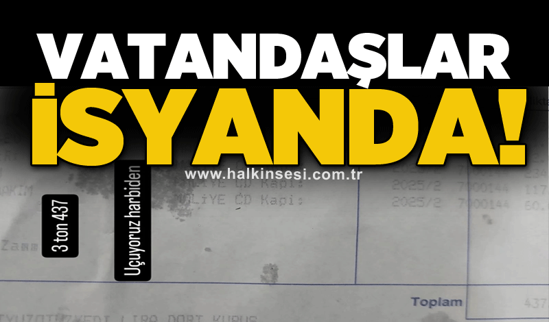 Vatandaşlar isyanda!