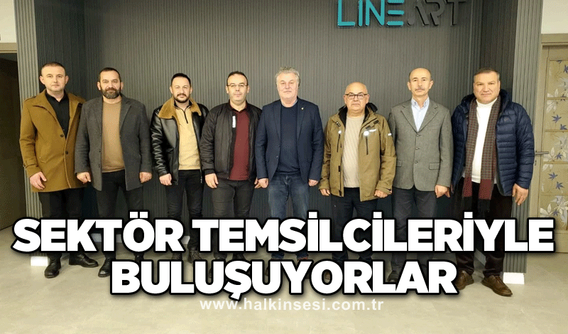 Sektör temsilcileriyle buluşuyorlar