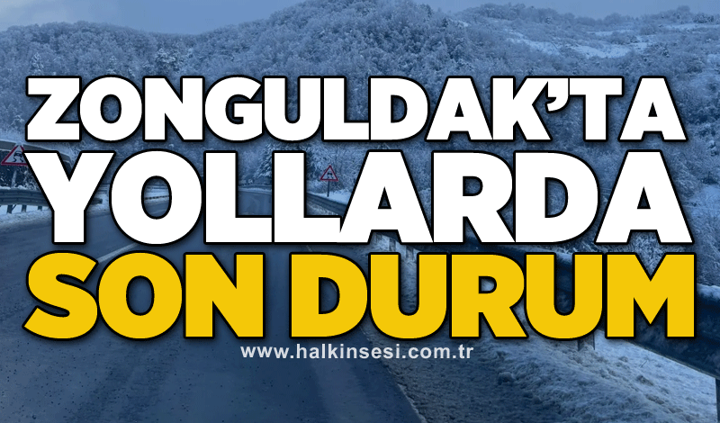 Zonguldak’ta yollarda son durum