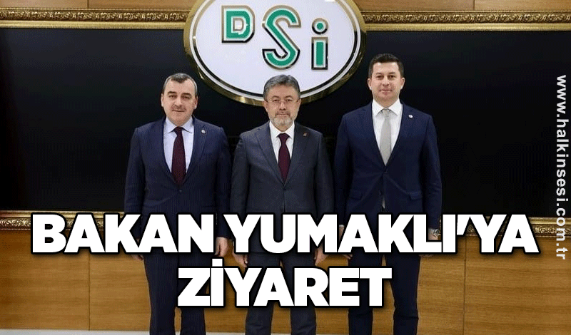 Bakan Yumaklı'ya ziyaret