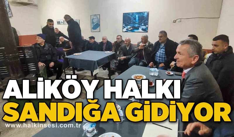 Aliköy halkı sandığa gidiyor