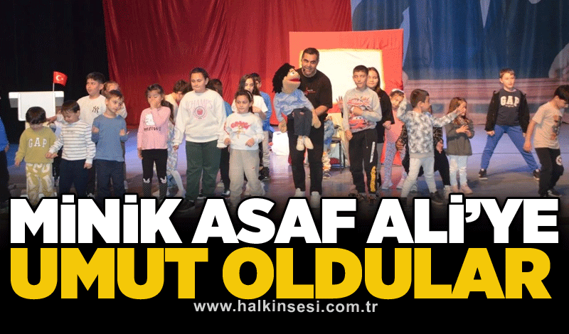 Minik Asaf Ali'ye umut oldular