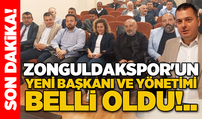 Zonguldakspor'un yeni Başkanı ve yönetimi belli oldu!..