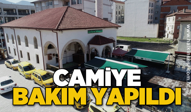 Camiye bakım yapıldı