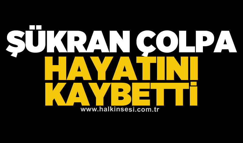 Şükran Çolpa hayatını kaybetti