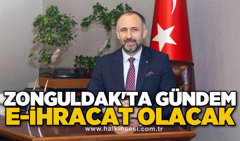 Zonguldak'ta gündem E-İhracat olacak