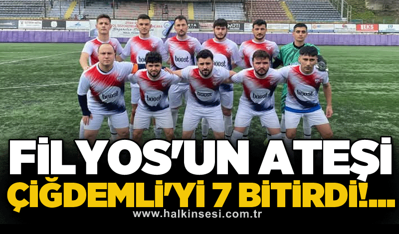 Filyos'un Ateşi Çiğdemli'yi 7 bitirdi!...