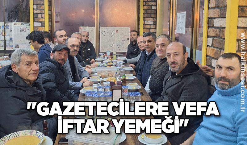 AK Parti Devrek İlçe Başkanlığı "Gazetecilere Vefa İftar Yemeği" gerçekleşti