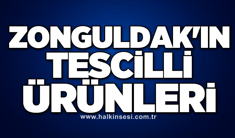 Zonguldak'ın tescilli ürünleri