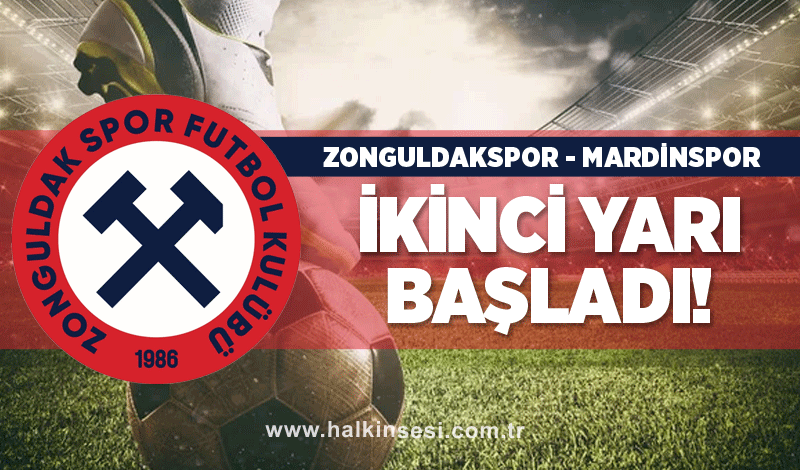 Elmas-Mardin maçında ikinci yarı başladı