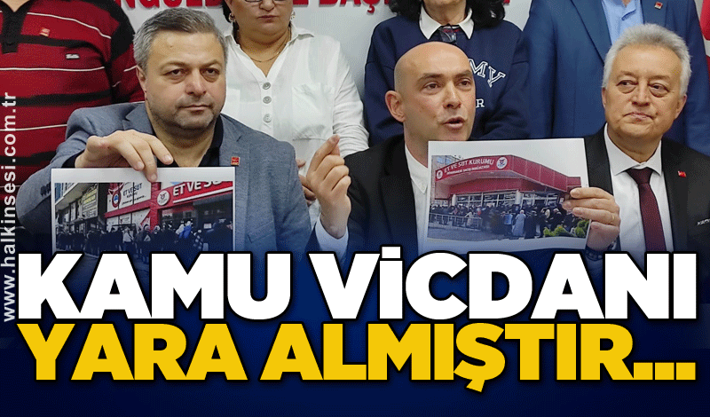 Kamu vicdanı yara almıştır...