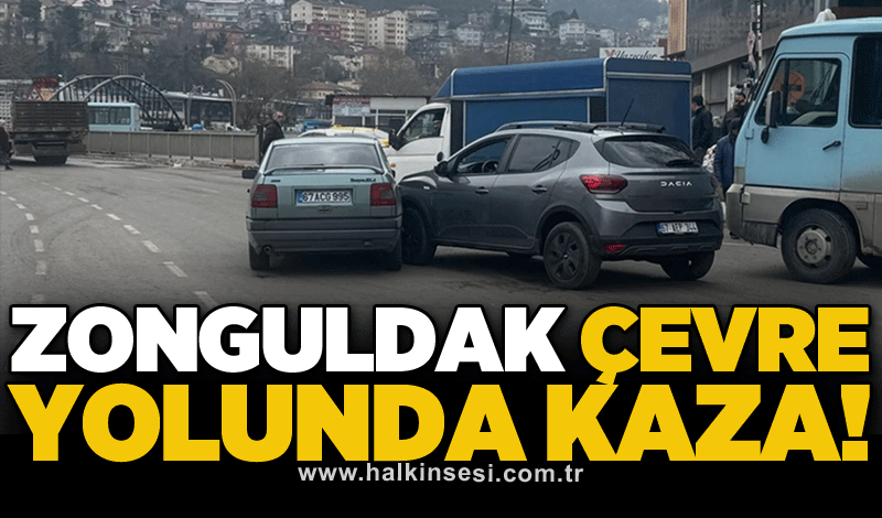 Zonguldak çevre yolunda kaza!