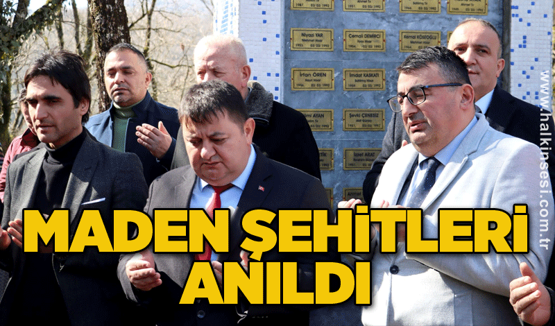 Maden Şehitleri anıldı