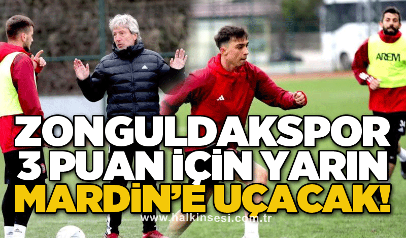 Zonguldakspor 3 puan için yarın Mardin’e uçacak!