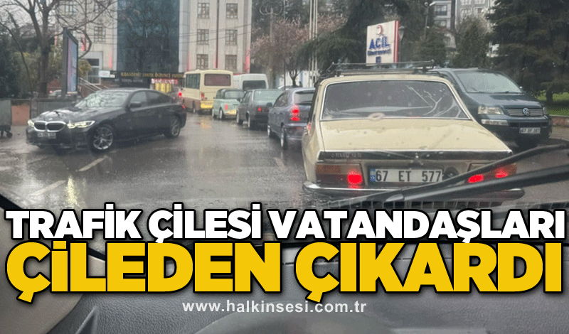 Trafik çilesi vatandaşları çileden çıkardı