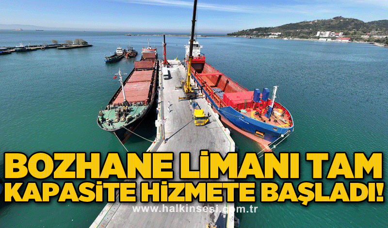 Bozhane Limanı tam kapasite hizmete başladı