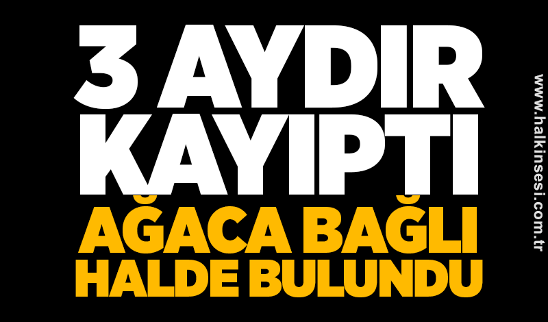 3 aydır kayıptı, ağaca bağlı halde bulundu