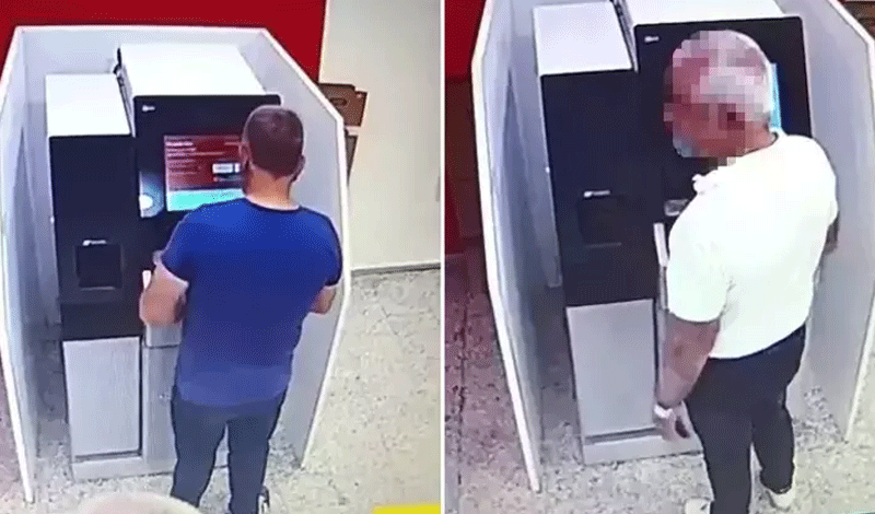 ATM’de kalan 13 bin lirası, sıradaki diğer müşteri tarafından çalındı