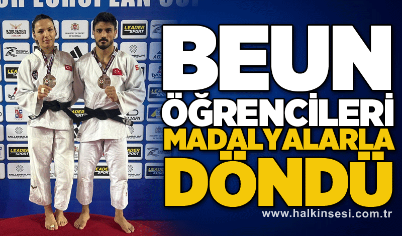 BEUN Öğrencileri madalyalarla döndü